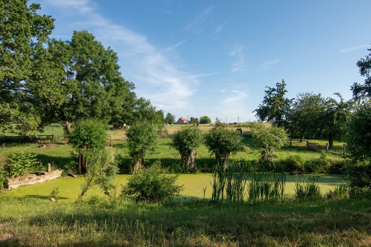 Ferienhaus Goermer Mit Wasserbett Schmölln Kültér fotó