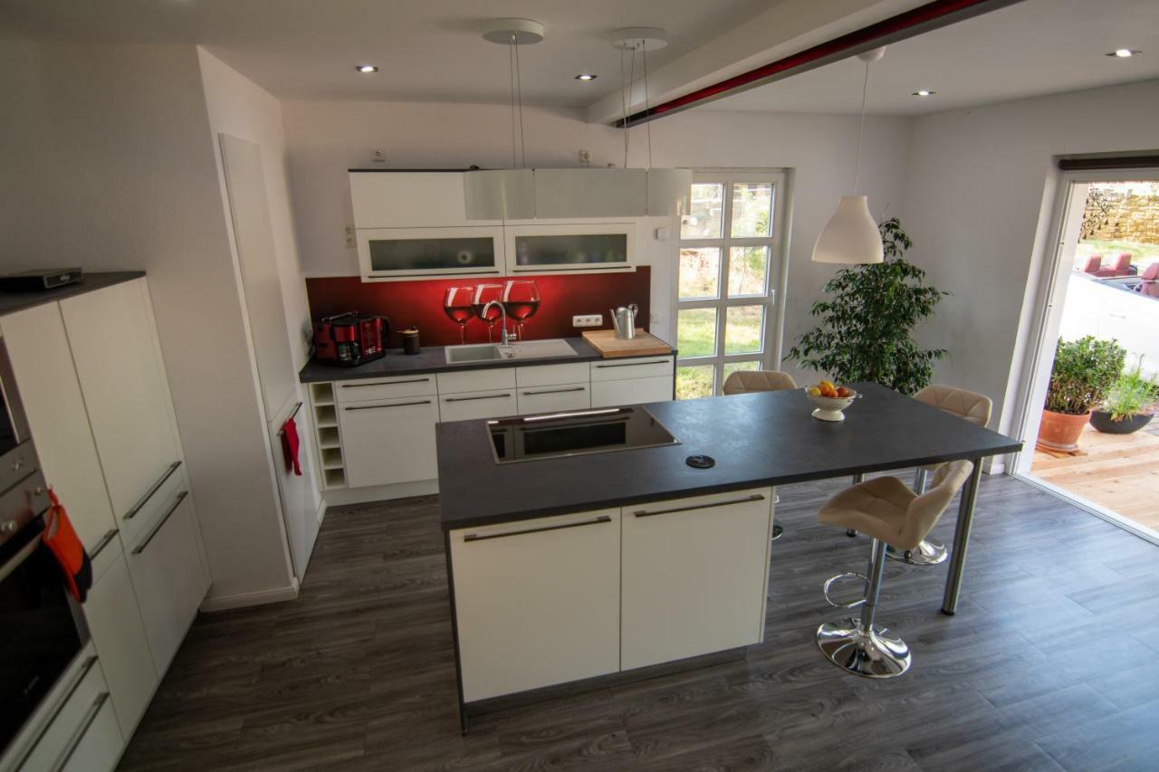 Ferienhaus Goermer Mit Wasserbett Schmölln Kültér fotó